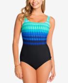 Reebok Trailblazer Tummy-control One-piece Swimsuit Women's Swimsuit