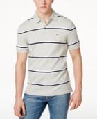 Tommy Hilfiger Big And Tall Men's Andrew Stripe Polo