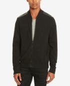 Kenneth Cole Reaction Men's Mixed-media Sweater-jacket