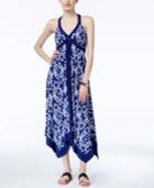 Inc International Concepts Handkerchief-hem Maxi Dress, Created For Macy's