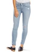 Levi's 711 Skinny Ripped Well Traveled Wash Jeans
