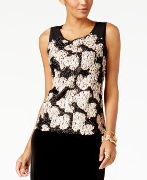 Alfani Sequined Top, Created For Macy's