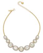 Kate Spade New York 14k Gold-plated Large Crystal And Pave Collar Necklace