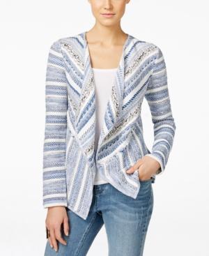 Inc International Concepts Tweed Cardigan, Only At Macy's