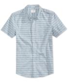 Guess Men's Slub Stripe Cotton Shirt