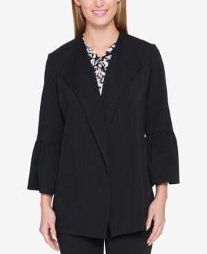 Tommy Hilfiger Tulip-sleeve Knit Jacket