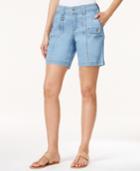 Style & Co. Chambray Cargo Shorts, Only At Macy's