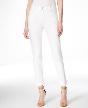 Karen Kane Zuma Cropped White Wash Jeans