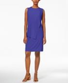 Bar Iii Asymmetrical-overlay Sheath Dress, Only At Macy's