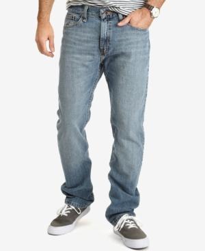 Nautica Men's Straight-leg Rocky Blue Wash Jeans