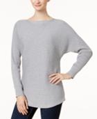 Charter Club Cotton Dolman-sleeve Sweater, Created For Macy's