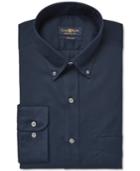 Club Room Estate Big Wrinkle Resistant Deep Ocean Solid Dress Shirt