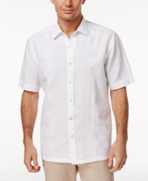Tasso Elba Men's Embroidered Palm Tree Shirt, Only At Macy's