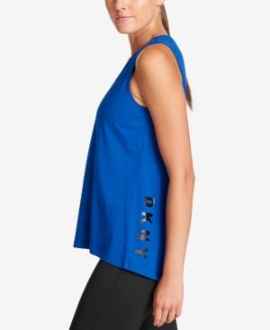 Dkny Sport High-low Logo Top