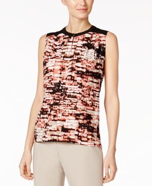 Calvin Klein Printed Keyhole Shell