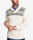 Weatherproof Vintage Men's Shawl-collar Toggle-button Sweater