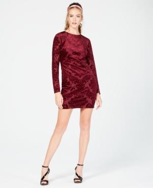 B Darlin Juniors' Velvet Bodycon Dress