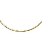 14k Gold Over Sterling Silver And Sterling Silver Necklace, Reversable Omega