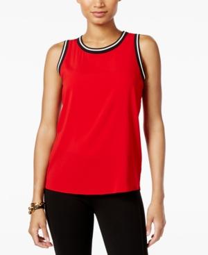 Tommy Hilfiger Ribbed-trim Shell