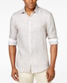 Tasso Elba Men's Marbled Long-sleeve Shirt, Only At Macy's