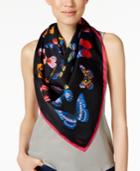 Echo Butterfly Silk Square Scarf