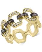 Effy Diamond Link Statement Ring (1/2 Ct. T.w.) In 14k Gold