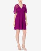 Catherine Catherine Malandrino Fit & Flare Capelet Dress