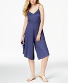 Roxy Juniors' Waterfall Reflect Cropped Wide-leg Jumpsuit