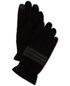 Calvin Klein Men's Suede Quilted Gloves