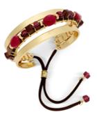 Inc International Concepts Gold-tone Mixed Stone Slide Bracelet, Only At Macy's