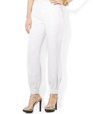 Lauren Ralph Lauren Cropped Banded-cuff Pants