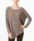 Inc International Concepts Asymmetrical Tunic Sweater, Only At Macy's