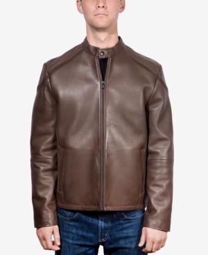 Boston Harbour Men's Bonded Leather Moto Jacket