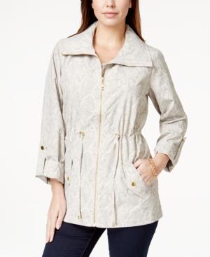 Jm Collection Petite Printed Anorak Jacket, Only At Macy's