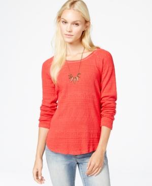 Lucky Brand Textured Thermal Top