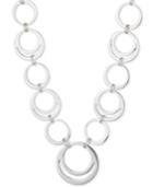 Nine West Silver-tone Multi-circle Collar Necklace