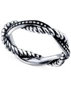 Unwritten Sterling Silver Twisted Ring