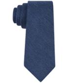 Calvin Klein Men's Denim Gold Speckle Slim Tie