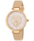 Kate Spade New York Women's Perry Vachetta Leather Strap Watch 38mm 1yru0752
