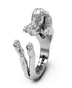 Setter Hug Ring In Sterling Silver
