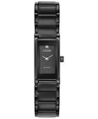 Citizen Eco-drive Women's Axiom Black Stainless Steel Bracelet Watch 15mm