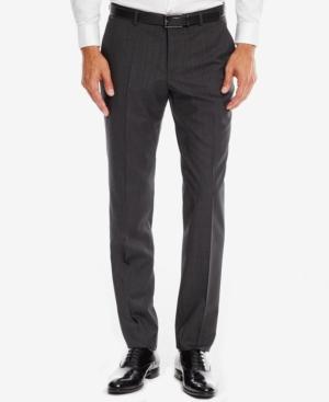 Boss Men's Regular/classic-fit Super 100 Virgin Wool Checked Dress Pants