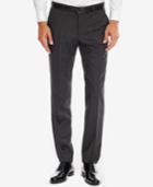 Boss Men's Regular/classic-fit Super 100 Virgin Wool Checked Dress Pants