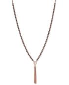 Charter Club Gold-tone Fashion Glass Pearl Tassel Long Pendant Necklace, Only At Macy's