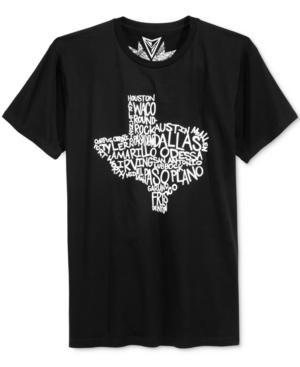 Univibe Men's Texas Cities Graphic-print T-shirt