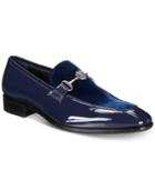 Roberto Cavalli Men's Velvet & Patent Moc-toe Bit Loafers Men's Shoes