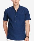 Polo Ralph Lauren Men's Indigo Popover Shirt