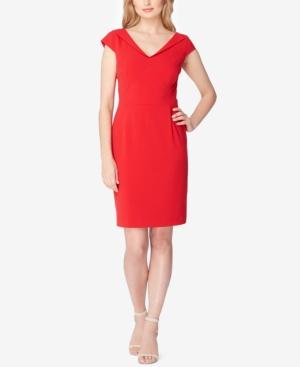 Tahari Asl Lapel-collar Sheath Dress