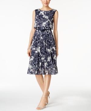 Sl Fashions Paisley Lace Popover Dress