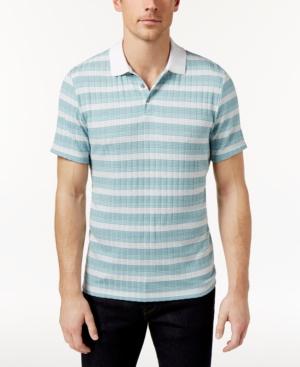 Alfani Men's Stretch Striped Polo, Created For Macy's
